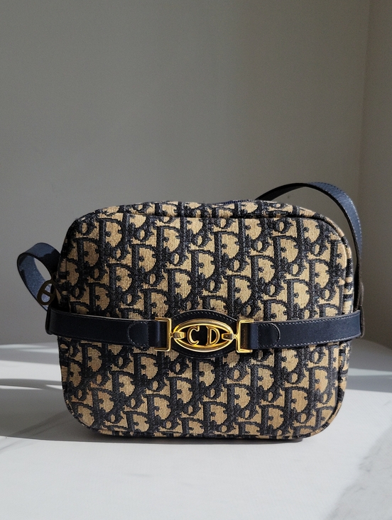 Dior Handbags - Vintage Christian Dior Oblique Jacquard Shoulder Bag